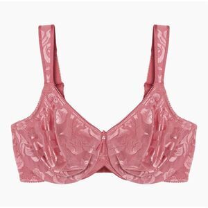 WACOAL NWT Awareness Full Figure Seamless PINK Underwire Bra 34DDD